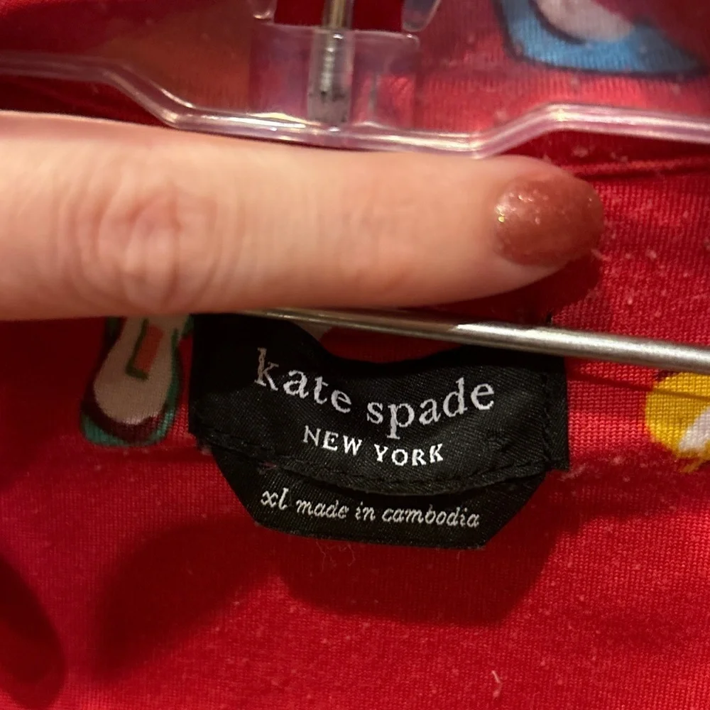 Kate Spade Women’s 2 Piece Pajama Set in Party Shoe Print Size 1X
